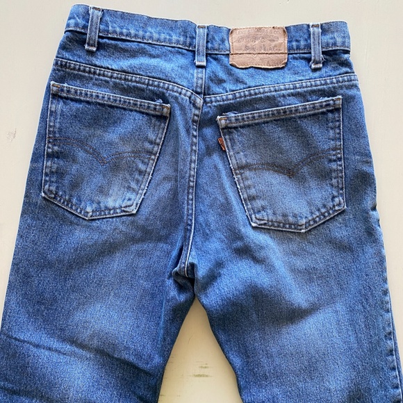 Levi's Blue Bootcut Jeans for Men - Picture 4 of 6